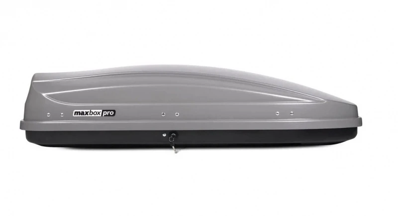 Автобокс MaxBox PRO 460 (средний) двустороннее открывание Серый
