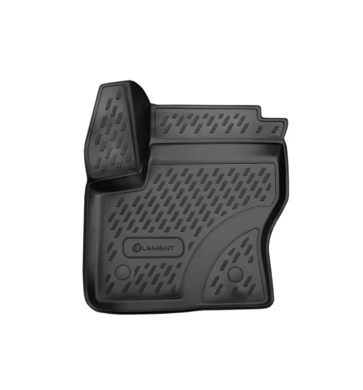Коврик 3D в салон полиуретан для Ford Kuga II Рестайлинг Черный Element CARFRD00009k.FL
