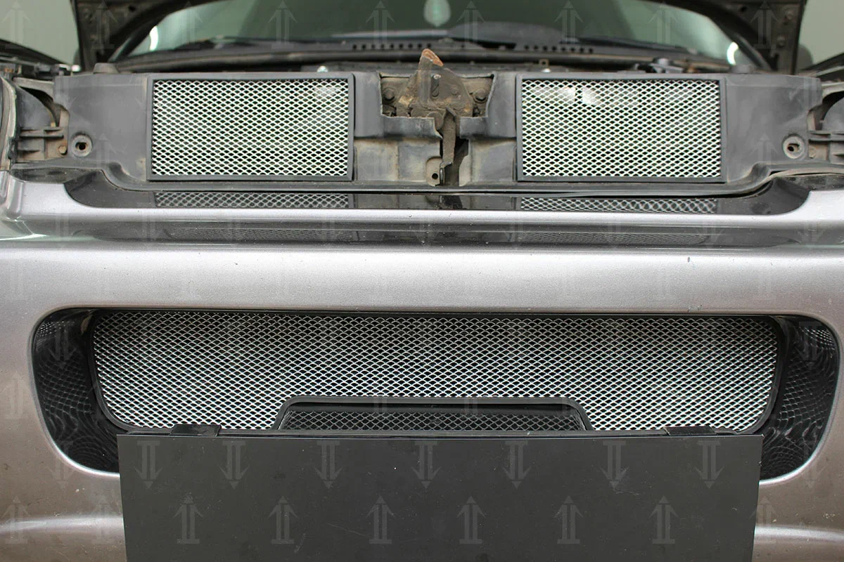 Защитная сетка радиатора верх 2 части для Hyundai Santa Fe I