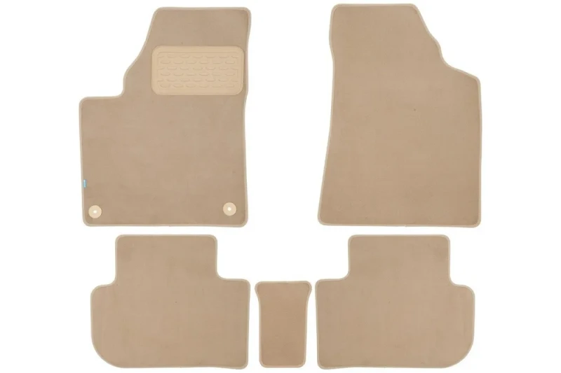 Коврики в салон Klever Premium 5шт для FAW Bestune T77 I Рестайлинг бежевый Klever KLEVER0406201522112kh