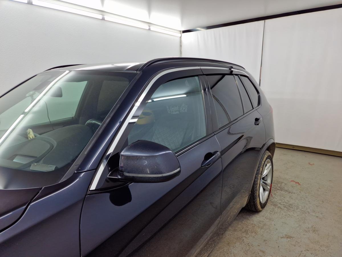 Дефлекторы окон 2D с хром накладками 6 шт. для BMW X5 III (F15)