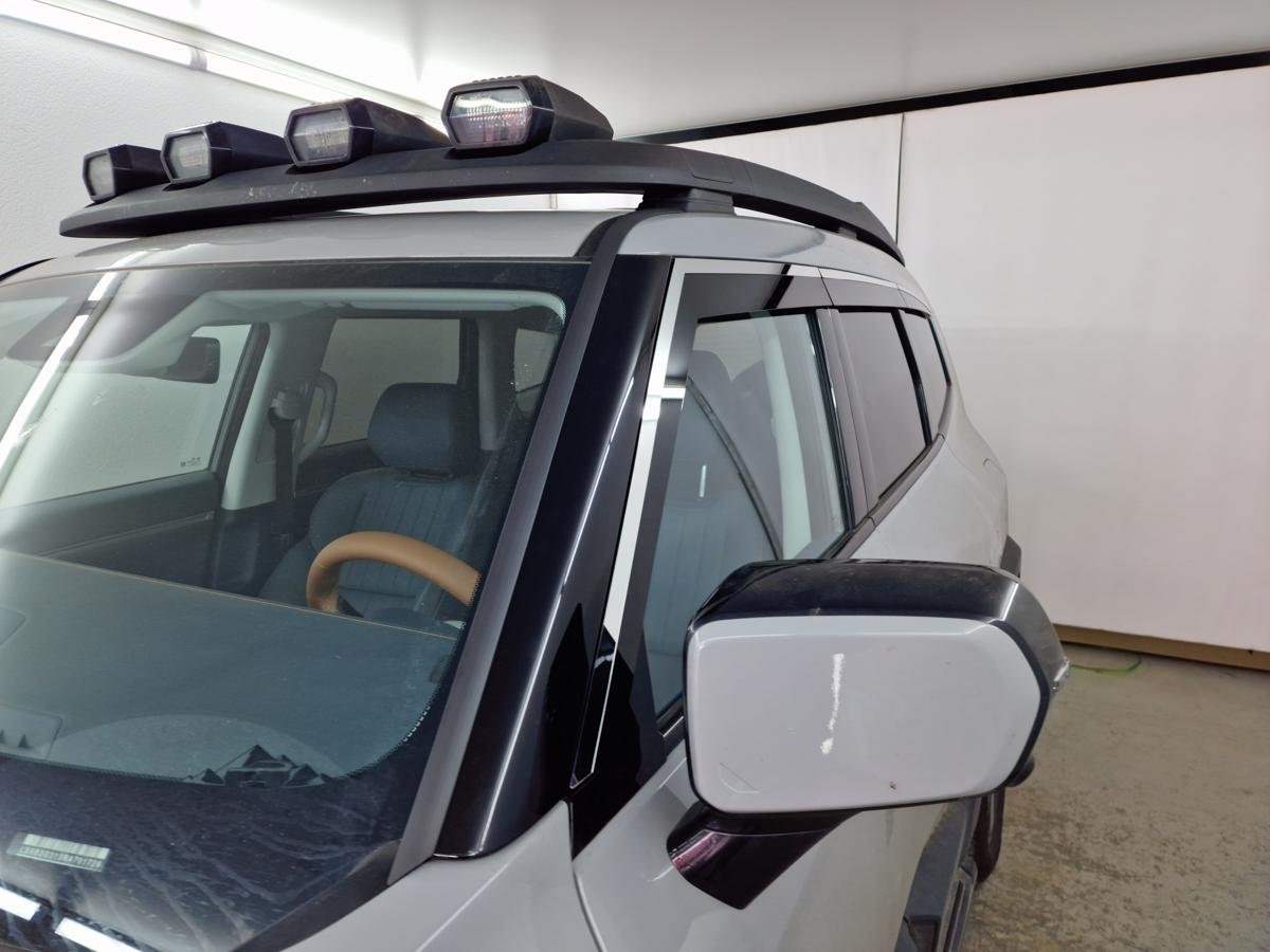 Дефлекторы окон 2D с хром накладками 6 шт. для Changan Deepal G318 I