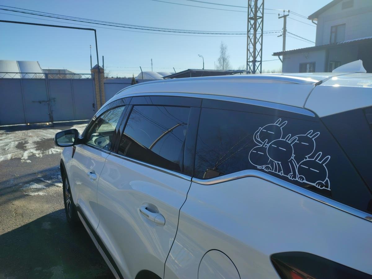 Дефлекторы окон 2D 6 шт для Chery Tiggo 7 Pro Max