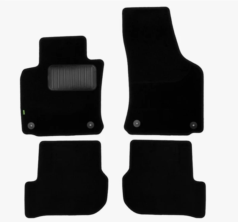 Коврики в салон текстиль Klever Standard 4 шт для Skoda Karoq I Рестайлинг Черный Klever KLEVER02452001210kh