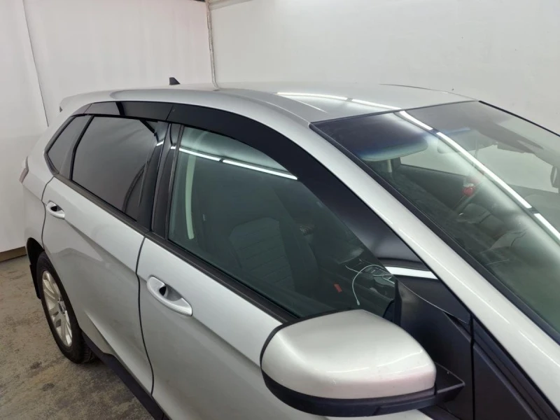 Дефлекторы окон 2D 6 шт. для Ford Edge II Рестайлинг Черный Стрелка 11 2D331-6.S11