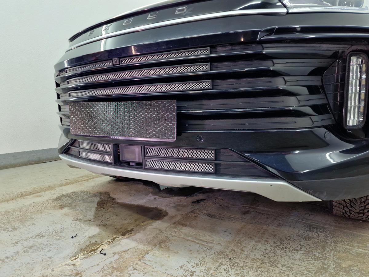 Защитная сетка радиатора верх 4 части для EXEED TXL I