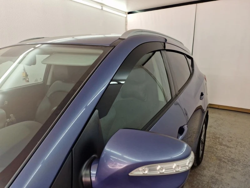 Дефлекторы окон 2D 6 шт. (под наклоном) для Hyundai ix35 I Черный Стрелка 11 2D371-6.S11