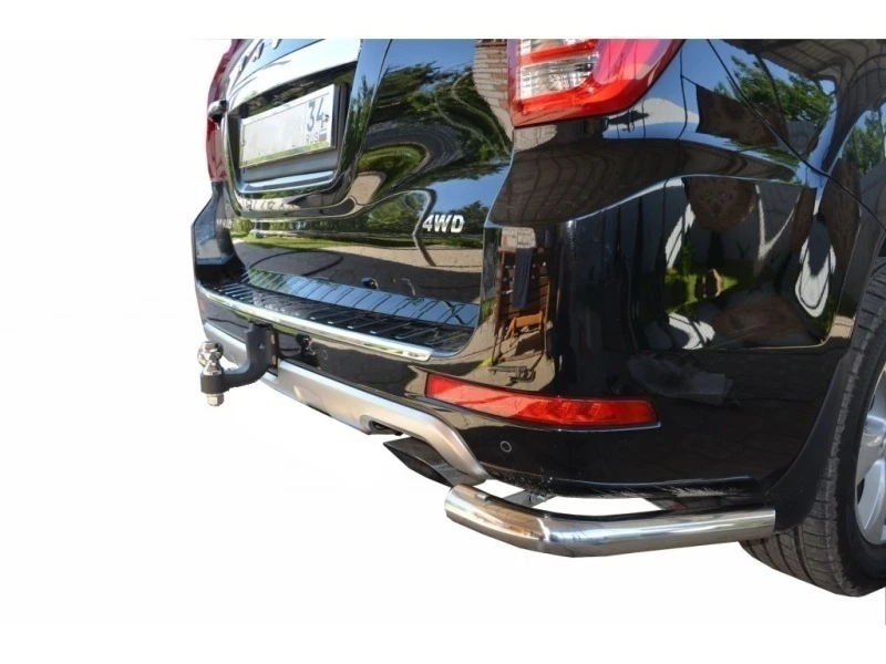 Защита заднего бампера угловая d60 мм для Haval H9 I Рестайлинг  Юко GWH9.18.17
