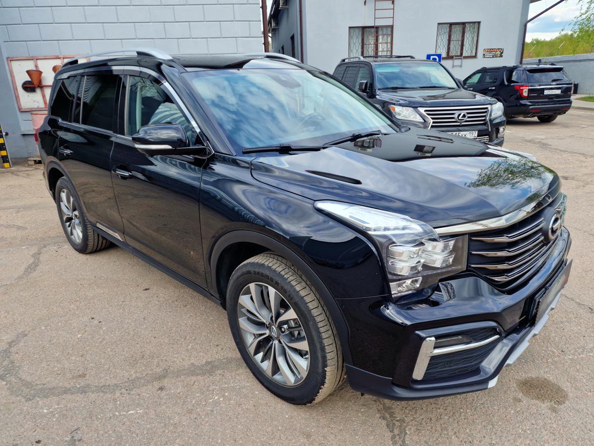 Дефлекторы окон с хром накладками 2D 6 шт для GAC GS8 I