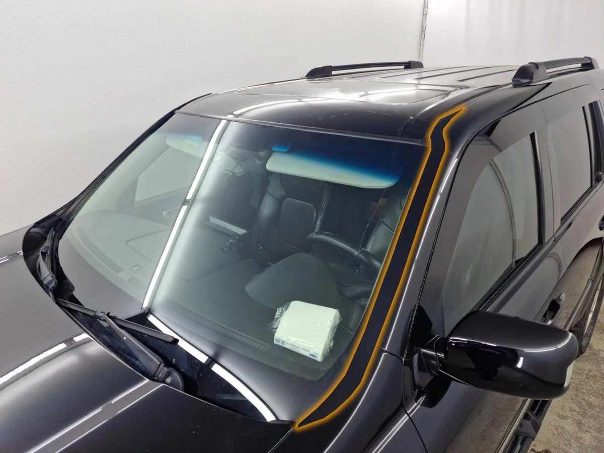 Водосток лобового стекла Премиум для Honda Pilot II Рестайлинг