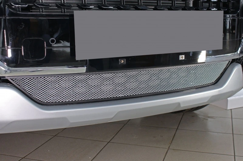 Защитная сетка радиатора низ для Chery Tiggo 8 I Хром Стрелка 11 CHTIG8.bot.chrome