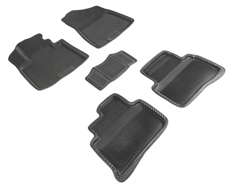 Коврики 3D EVA "РОМБ" для салона для Hyundai Tucson III Черный Seintex 95184