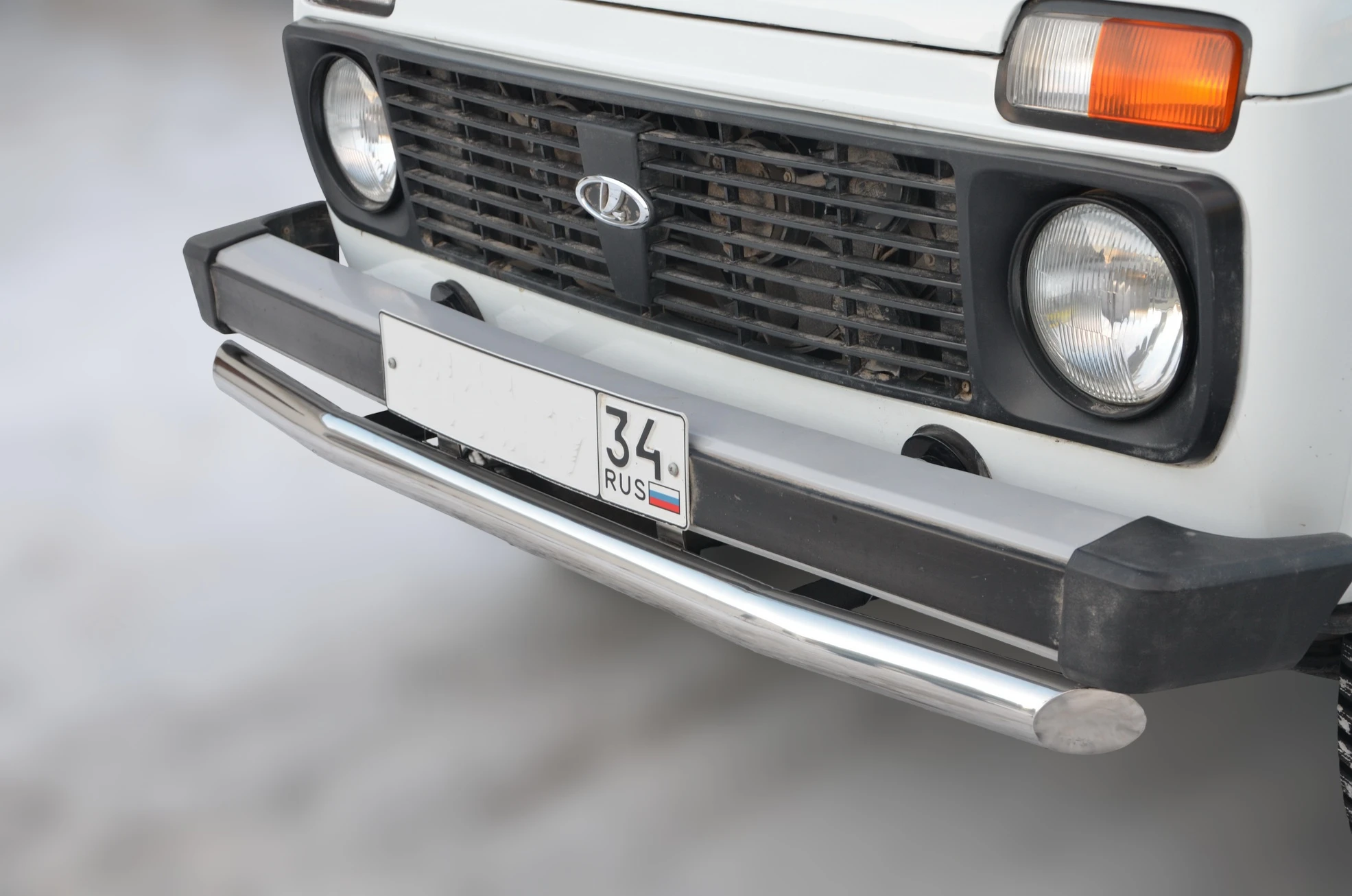 Защита переднего бампера d60 мм для LADA (ВАЗ) 2121 (4x4) I Рестайлинг (2020)  Юко CVNV.21.02