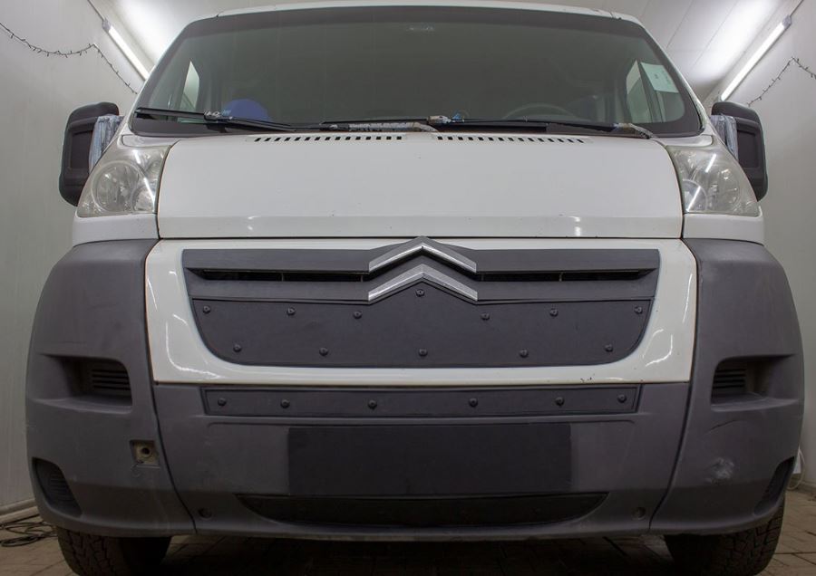 Зимняя заглушка радиатора к съемной сетке верх для Citroen Jumper  II