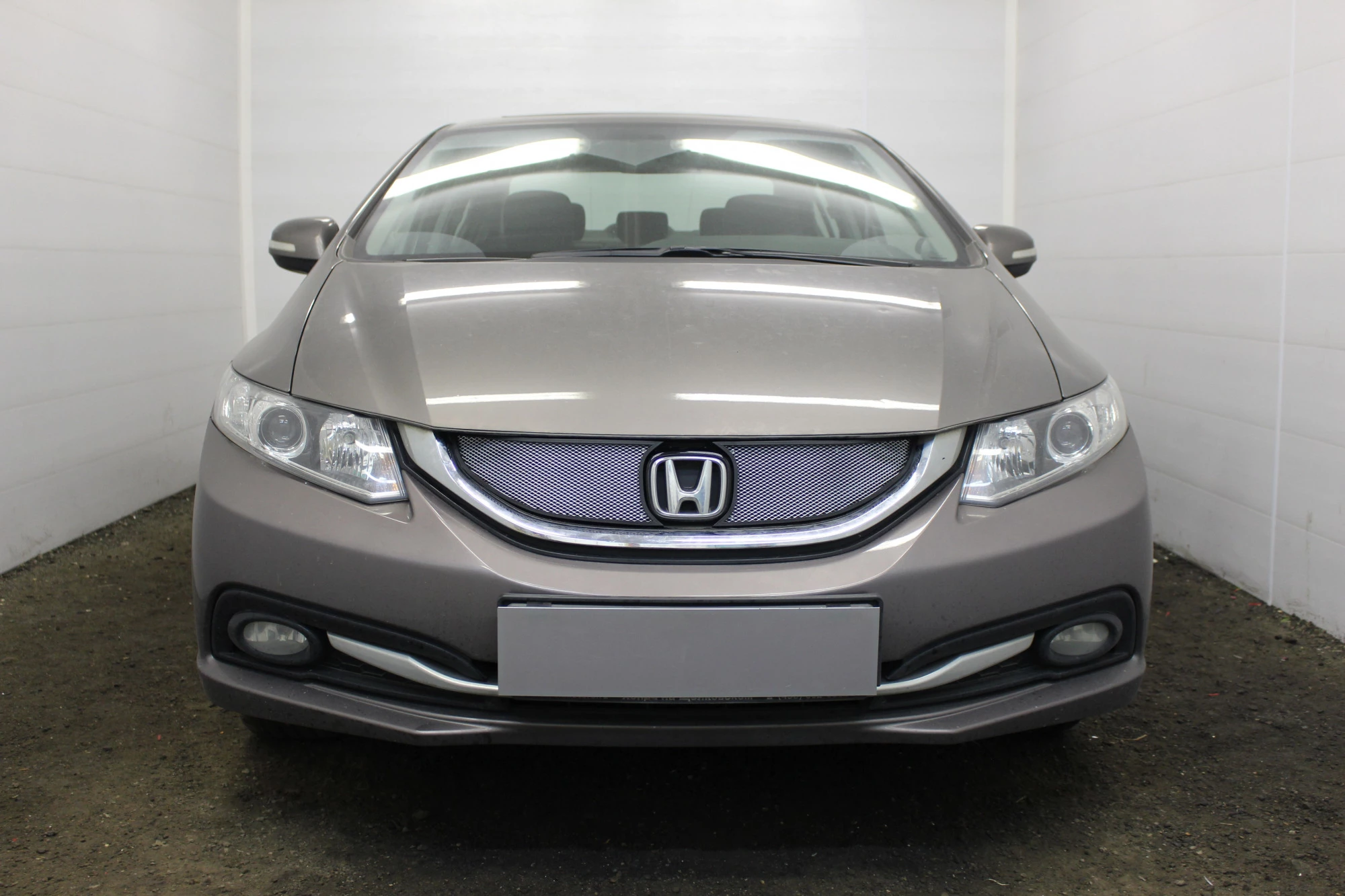 Защитная сетка радиатора для Honda Civic IX Рестайлинг