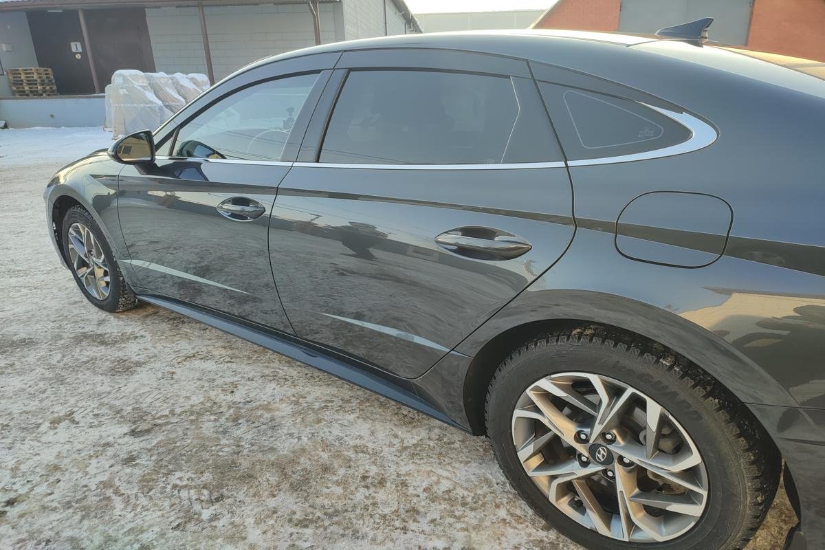 Дефлекторы окон 2D 6 шт для Hyundai Sonata VIII (DN8)