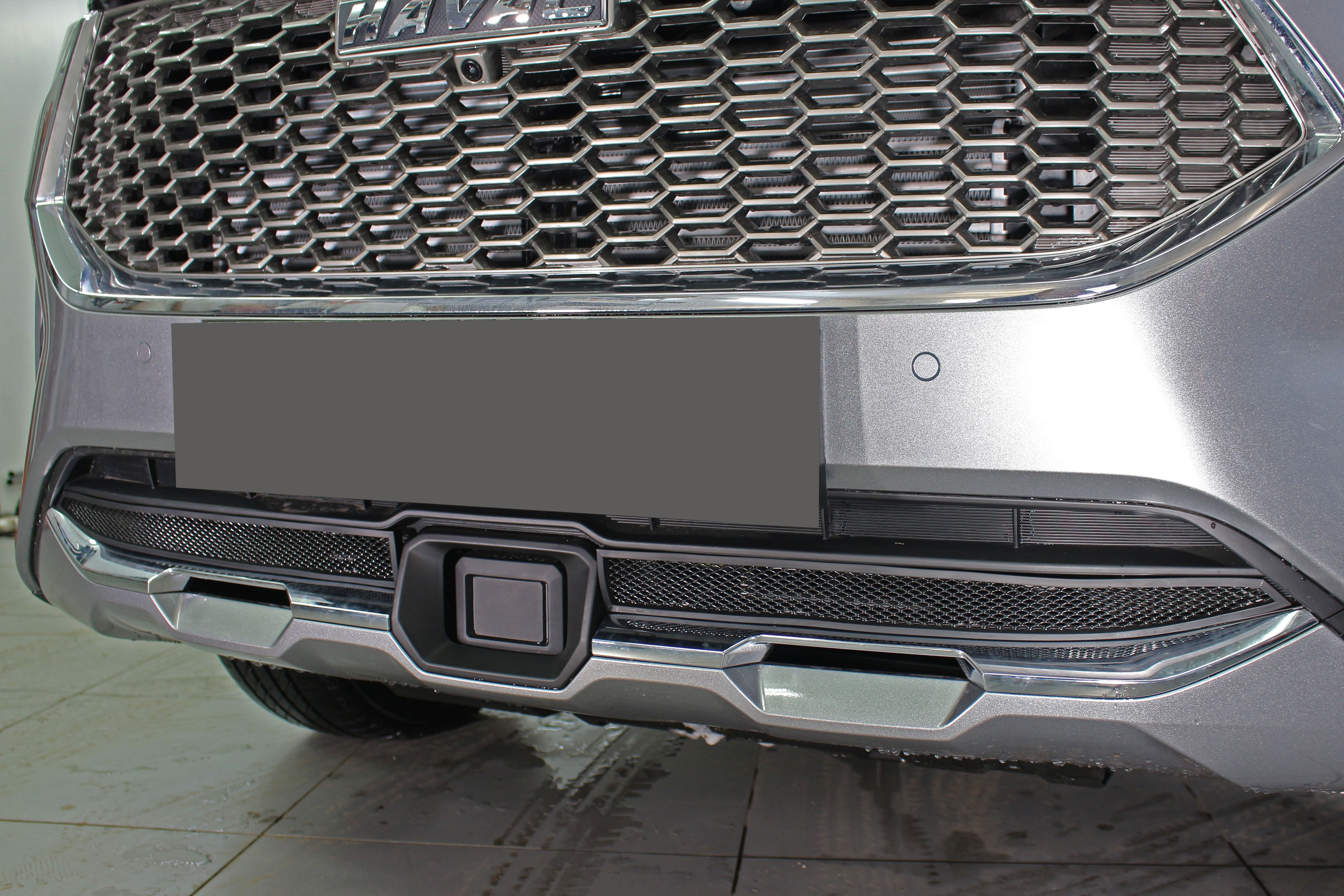 Защитная сетка радиатора низ, с датчиком АСС для Haval F7x I