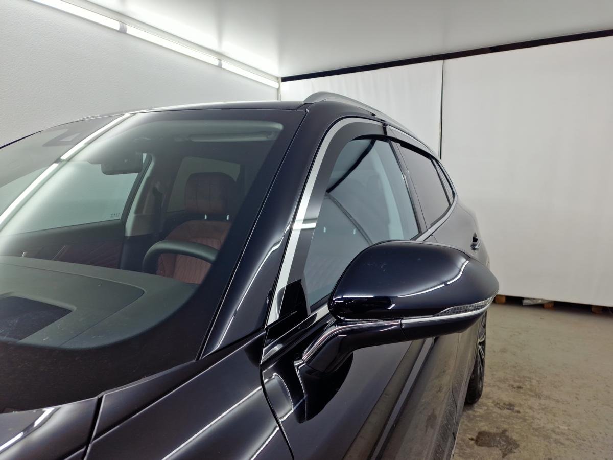 Дефлекторы окон с хром накладками 2D 6 шт для Hongqi HS5 I