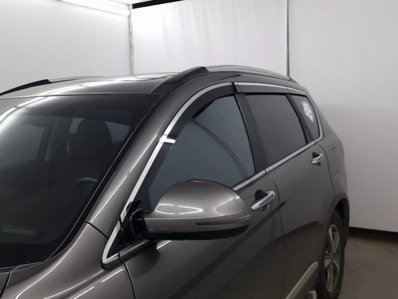 Дефлекторы окон с хром накладками 2D 8 шт для Haval H6 Хром Стрелка 11 2D184-8C.S11