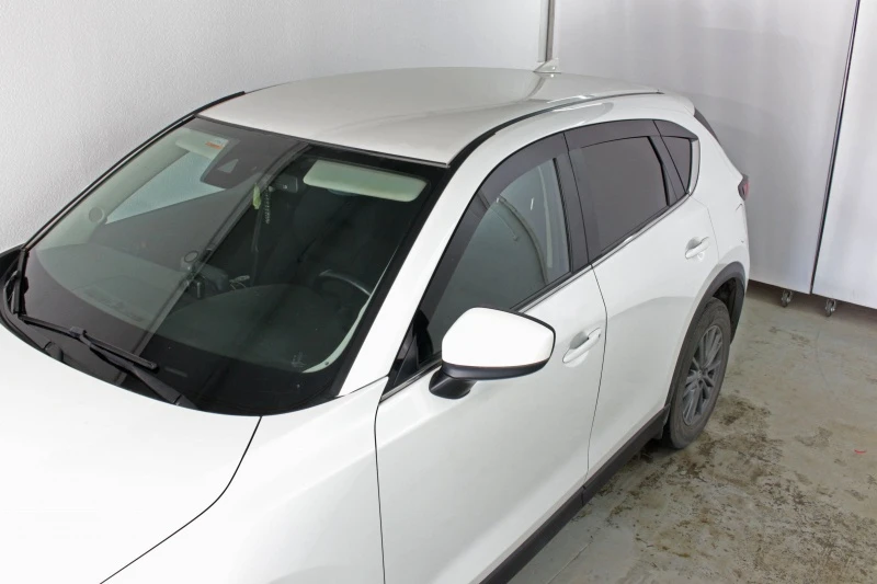 Дефлекторы окон 2D 6 шт для Mazda CX-5 II Черные Стрелка 11 2D011-6.S11