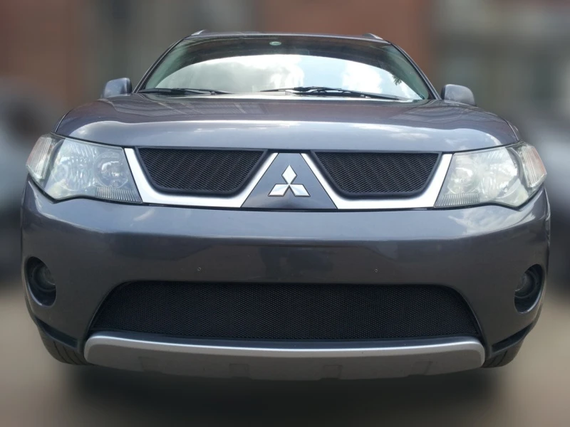 Комплект сеток black верх и низ для Mitsubishi Outlander II Черный Стрелка 11 MITOUTXL.top.black-MITOUTXL.bot.black