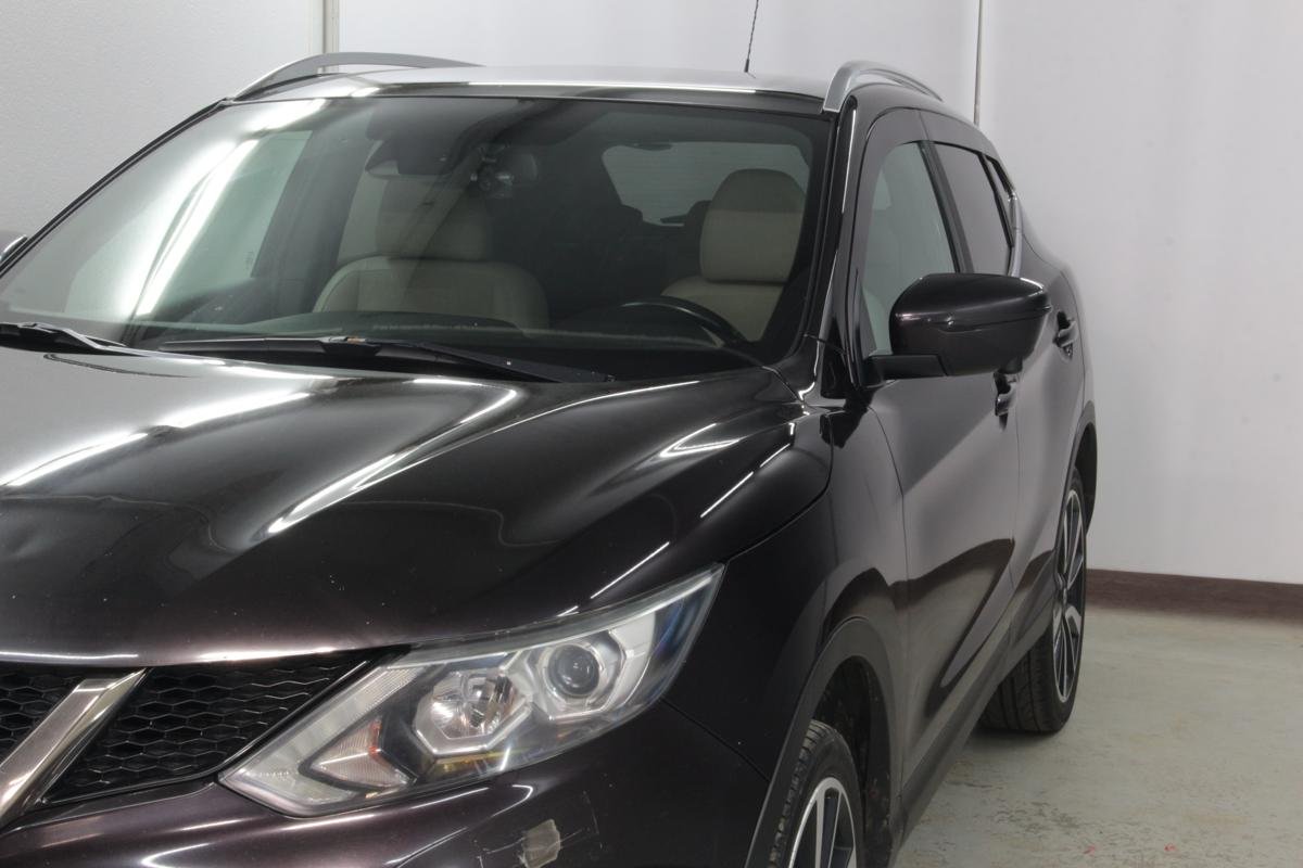 Дефлекторы окон 2D 8 шт. изогнутый для Nissan Qashqai II Рестайлинг