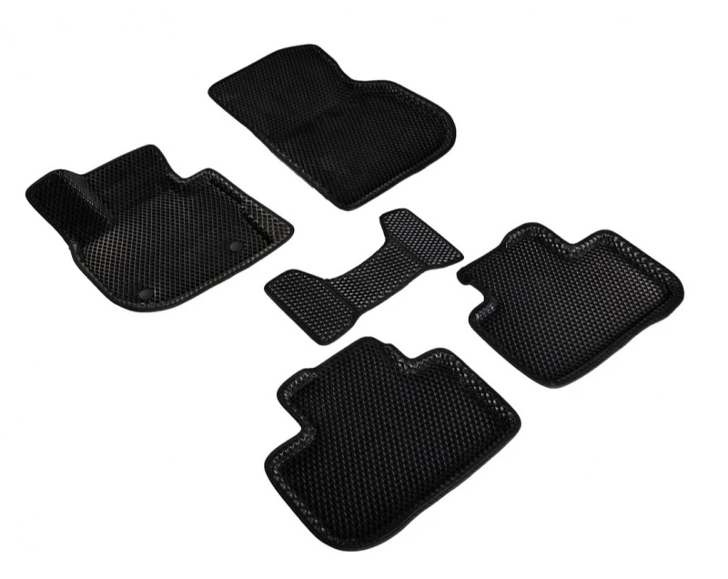 Коврики 3D EVA "РОМБ" для салона для BMW X3 III (G01) Черный Seintex 98208