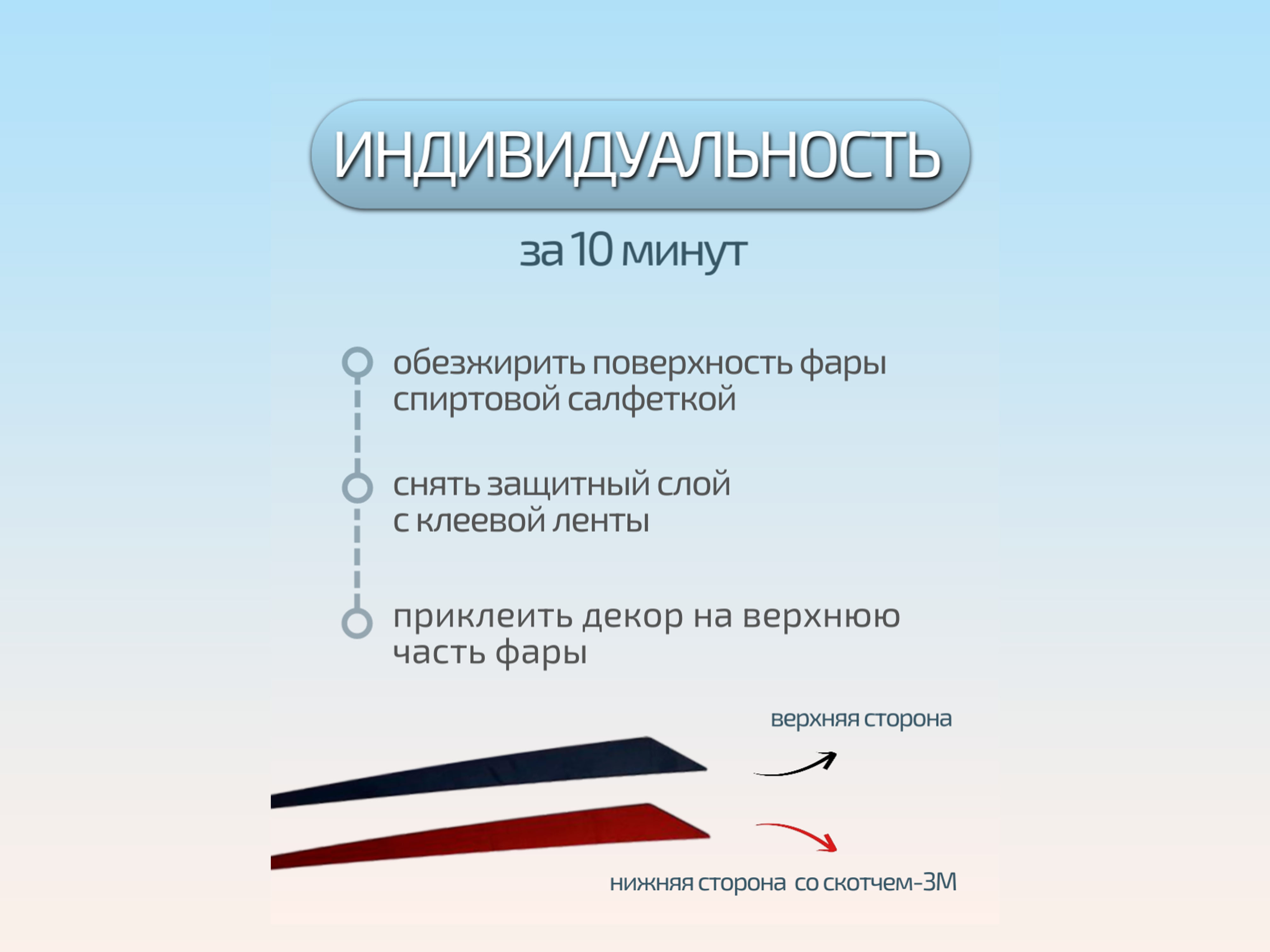 Накладки на фары для Амберавто А5 I