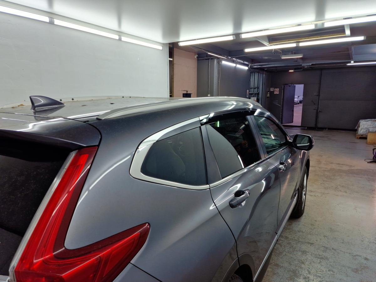 Дефлекторы окон 2D с хром накладками 6 шт. для Honda CR-V V Рестайлинг