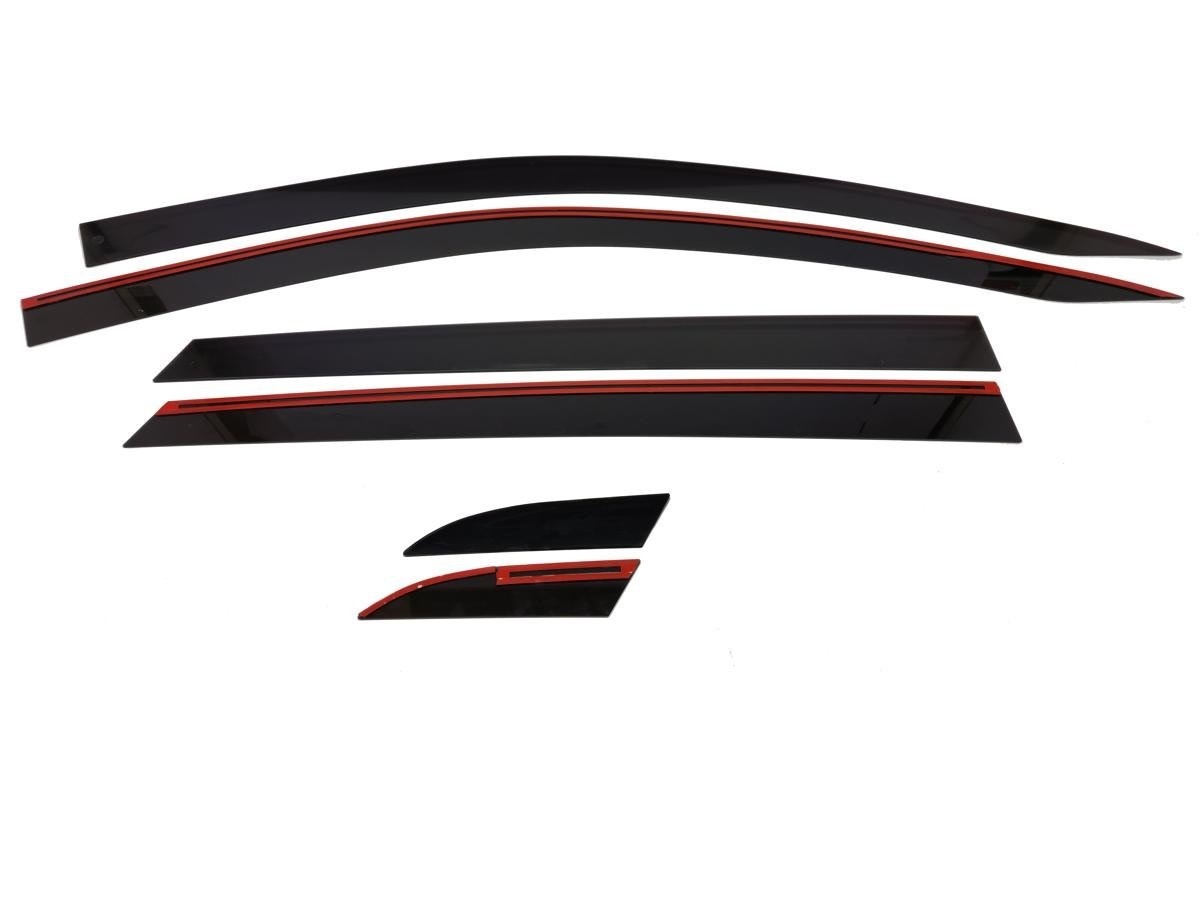 Дефлекторы окон 2D 6 шт для Changan CS55PLUS I Рестайлинг