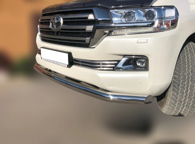Защита переднего бампера d76 мм для Toyota Land Cruiser 200 Series Рестайлинг 2  Юко TLC200.15.01