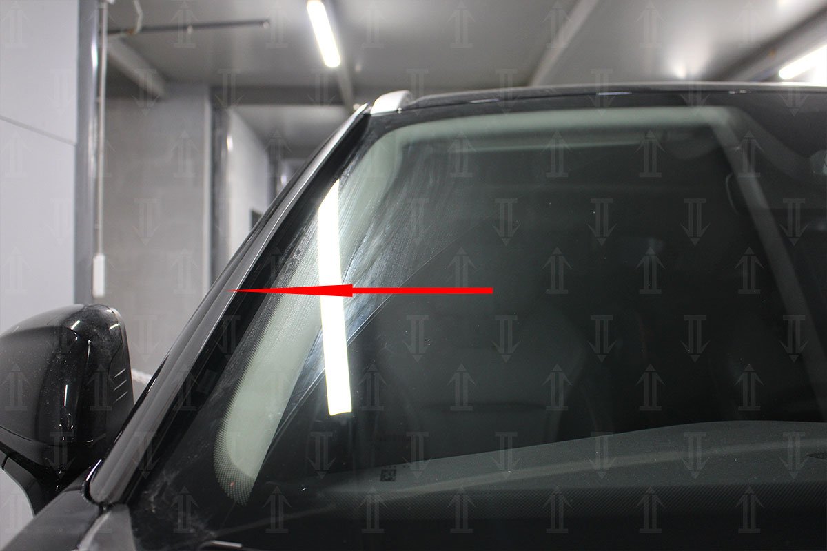 Дефлектор (водосток) лобового стекла для Geely Tugella I