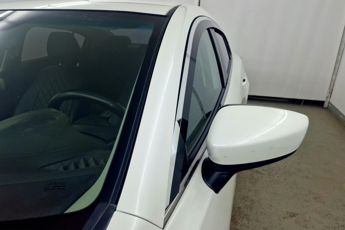 Дефлекторы окон 2D с хром накладками 4 шт. для Mazda 3 III (BM) Рестайлинг