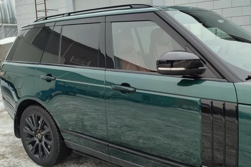 Дефлекторы окон 2D 6 шт для Land Rover Range Rover Sport II Черные Стрелка 11 2D082-6.S11