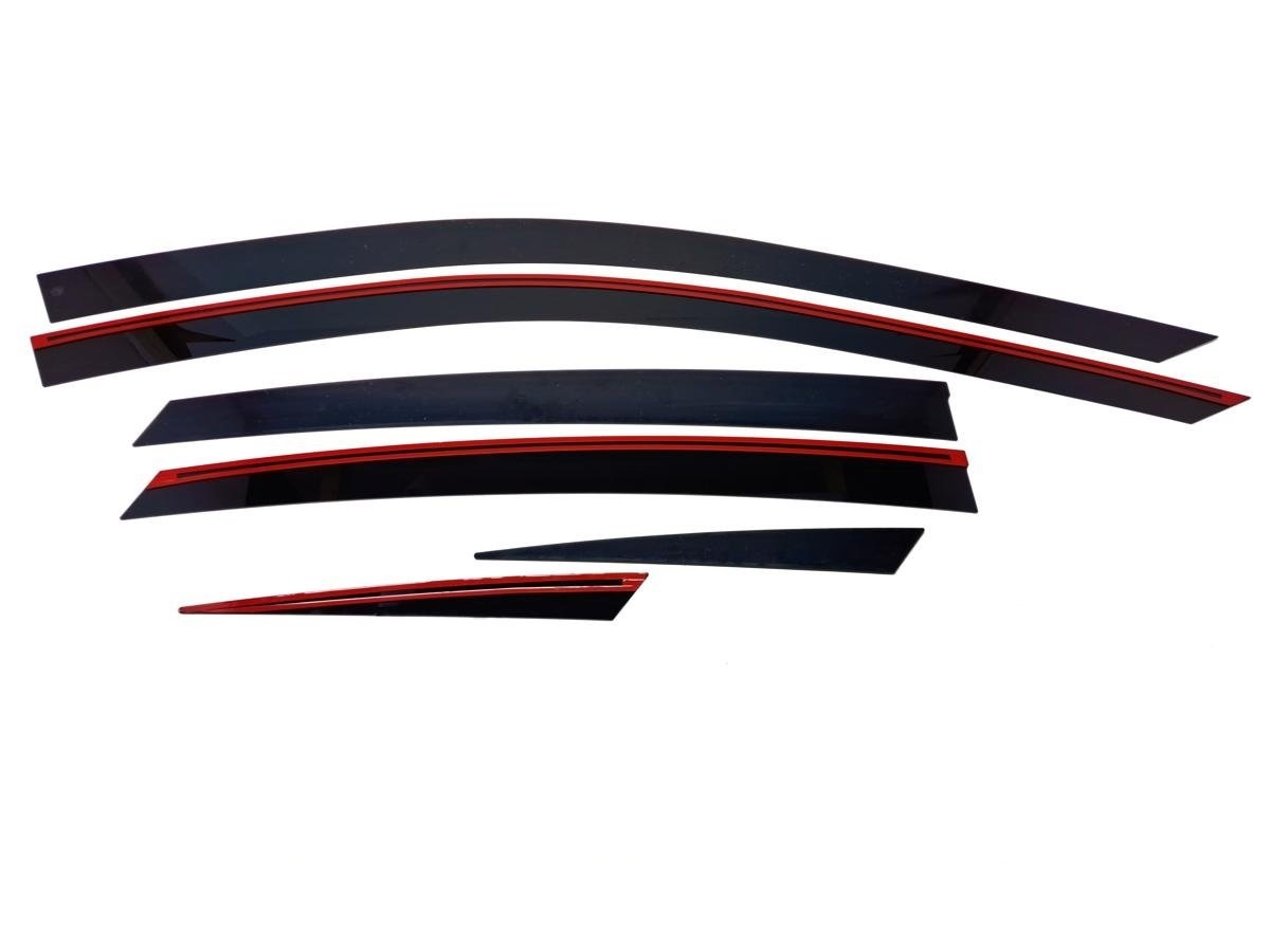 Дефлекторы окон 2D 6 шт. для Chery Arrizo 8