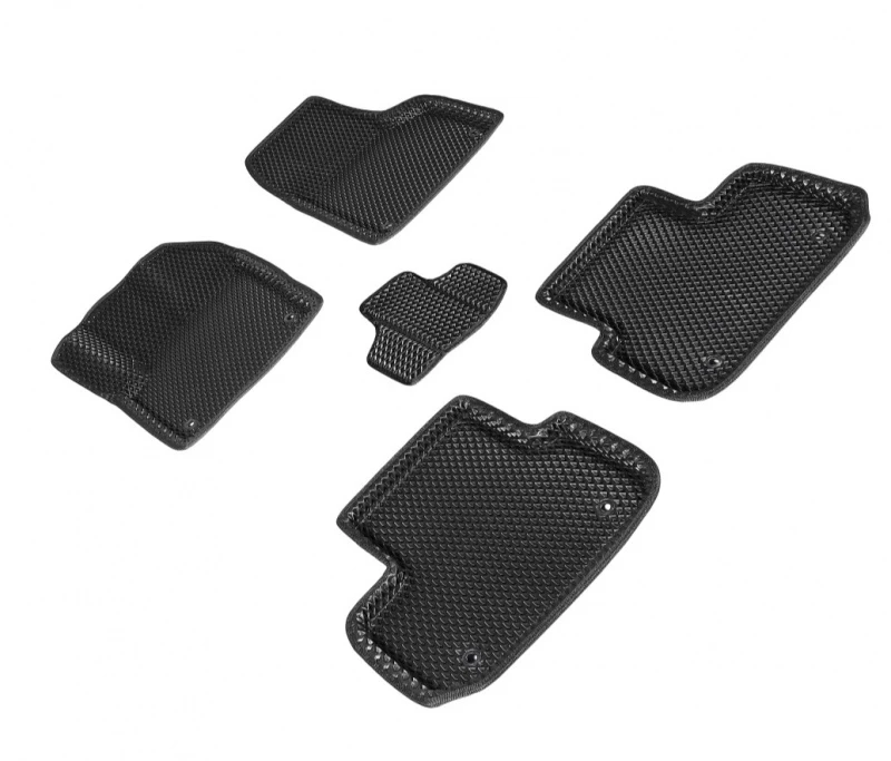 Коврики 3D EVA "РОМБ" для салона для Land Rover Discovery Sport I Черный Seintex 95305