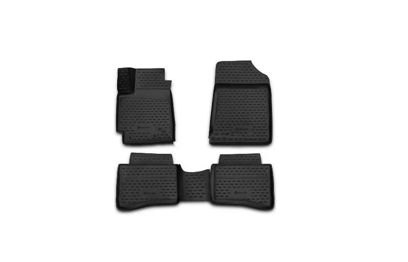 Коврики 3D в салон полиуретан 4 шт для Chery Tiggo 8 I Черный Element ELEMENT3DA0N007210k.B3R