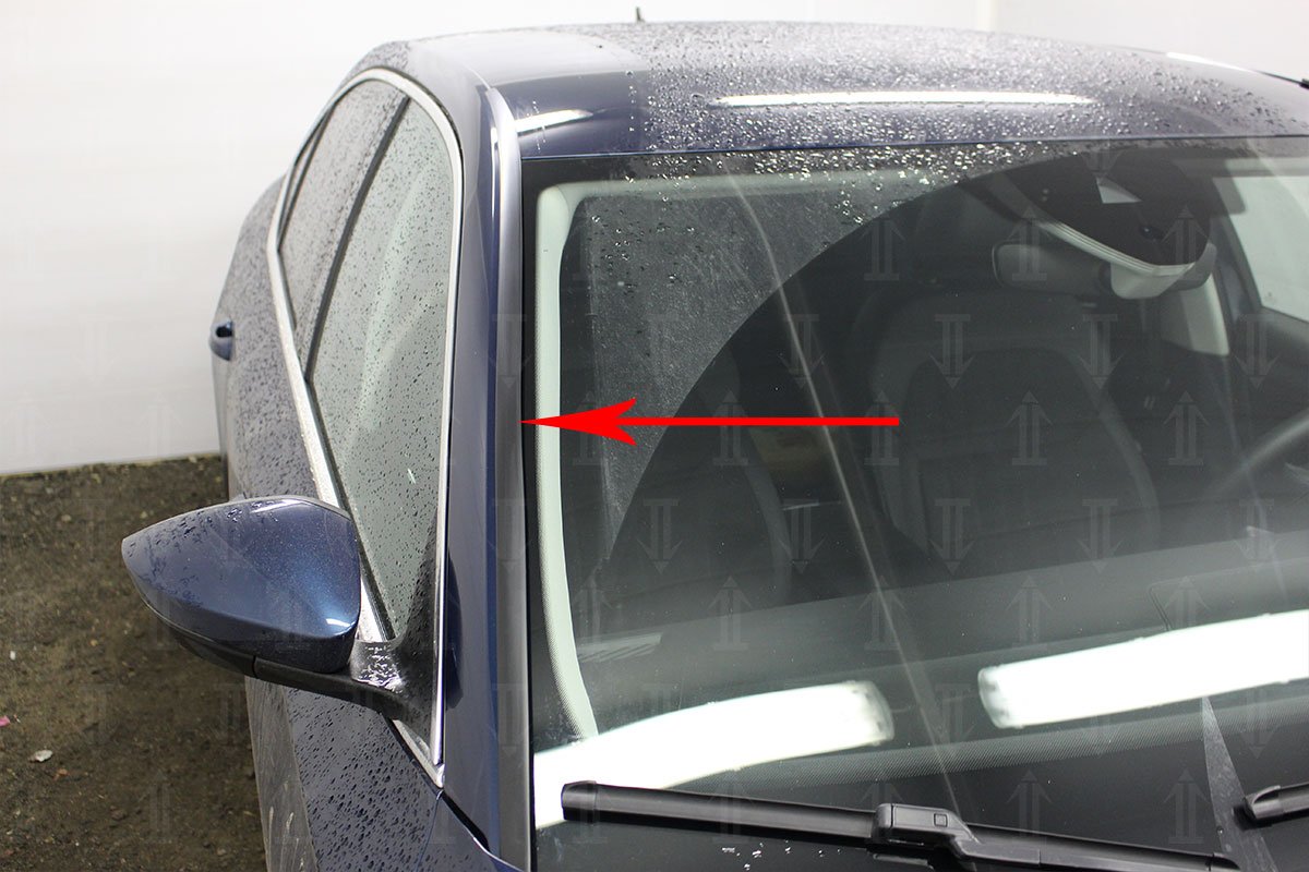 Дефлектор (водосток) лобового стекла для Skoda Superb III Рестайлинг