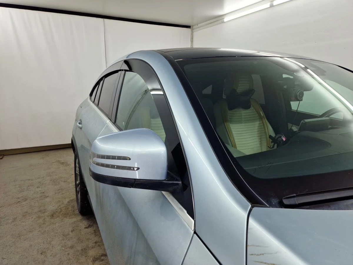 Дефлекторы окон 2D 6 шт. для Mercedes-Benz GLE Coupe I (C292) Черный