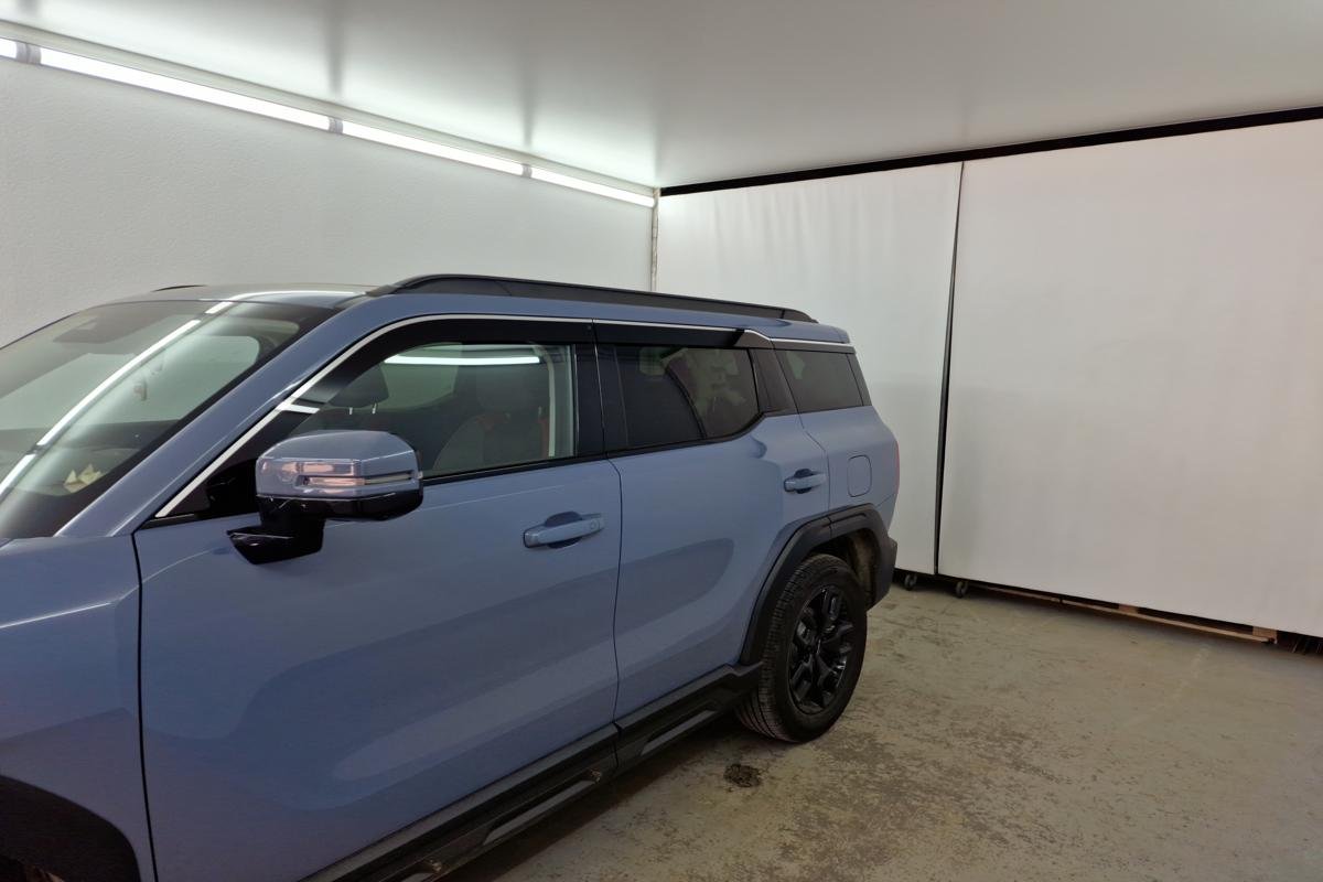 Дефлекторы окон 2D с хром накладками 6 шт. для Haval H3 I Рестайлинг