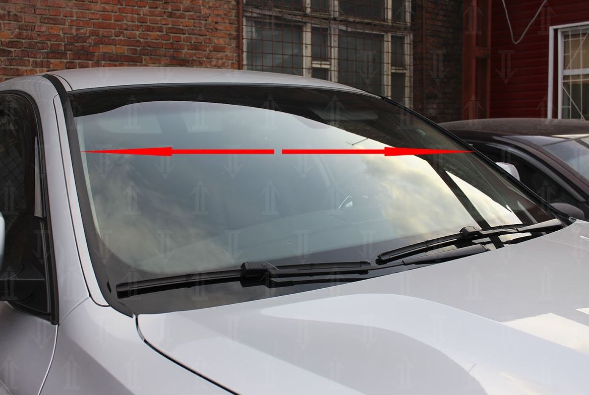 Дефлектор (водосток) лобового стекла для BMW X6 I (E71) Рестайлинг