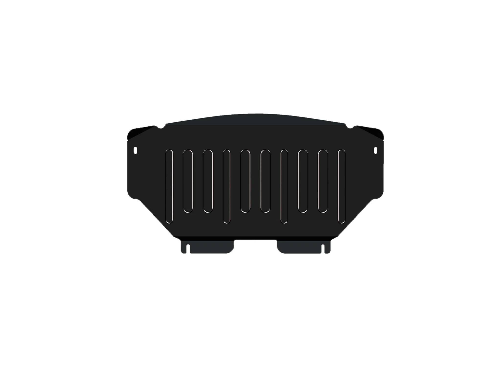 Защита радиатора и рулевых тяг для Mercedes-Benz M-Класс II (W164) Рестайлинг Черный