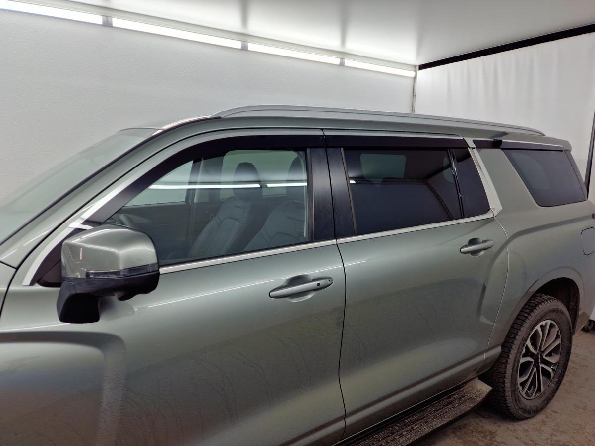 Дефлекторы окон 2D с хром накладками 6 шт. для Haval H5 II