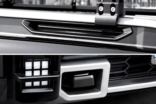 Заглушка на рейлинги и передние крюки для Jetour T2