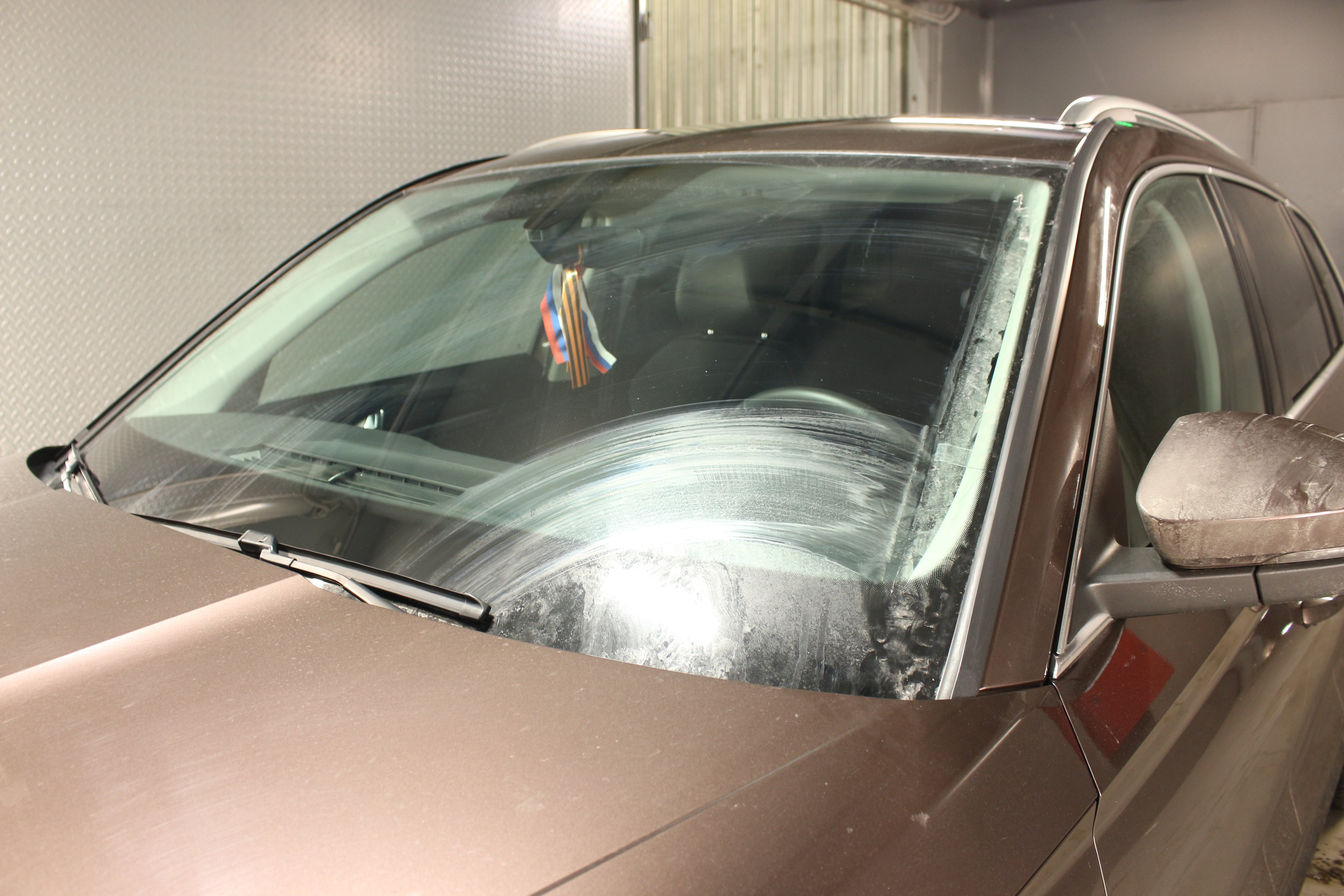 Дефлектор (водосток) лобового стекла для Skoda Kodiaq I Рестайлинг