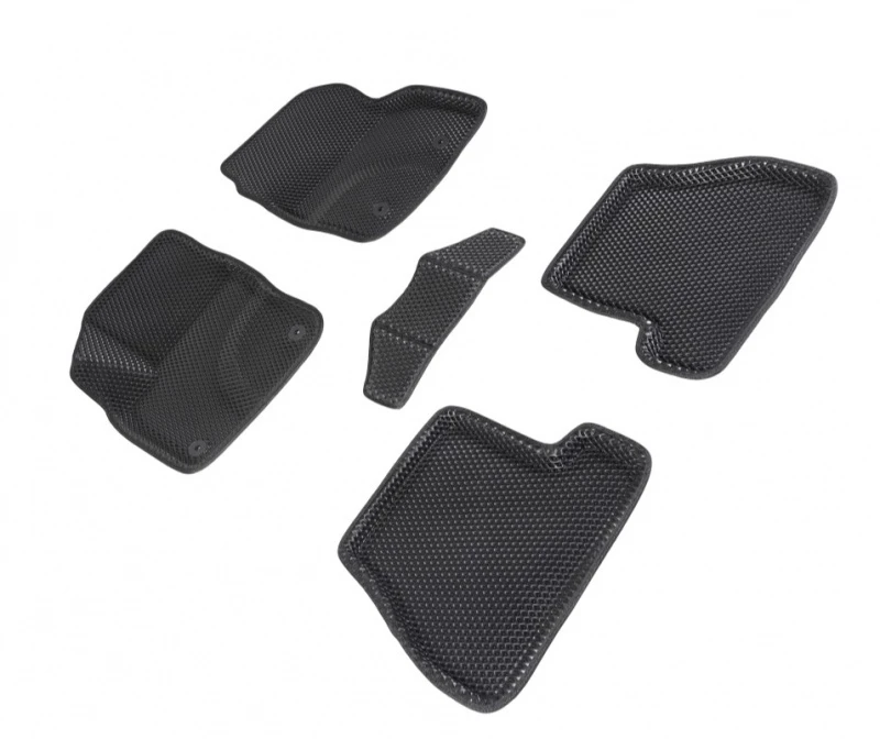 Коврики 3D EVA "РОМБ" для салона для Ford Focus III Рестайлинг Черный Seintex 95242