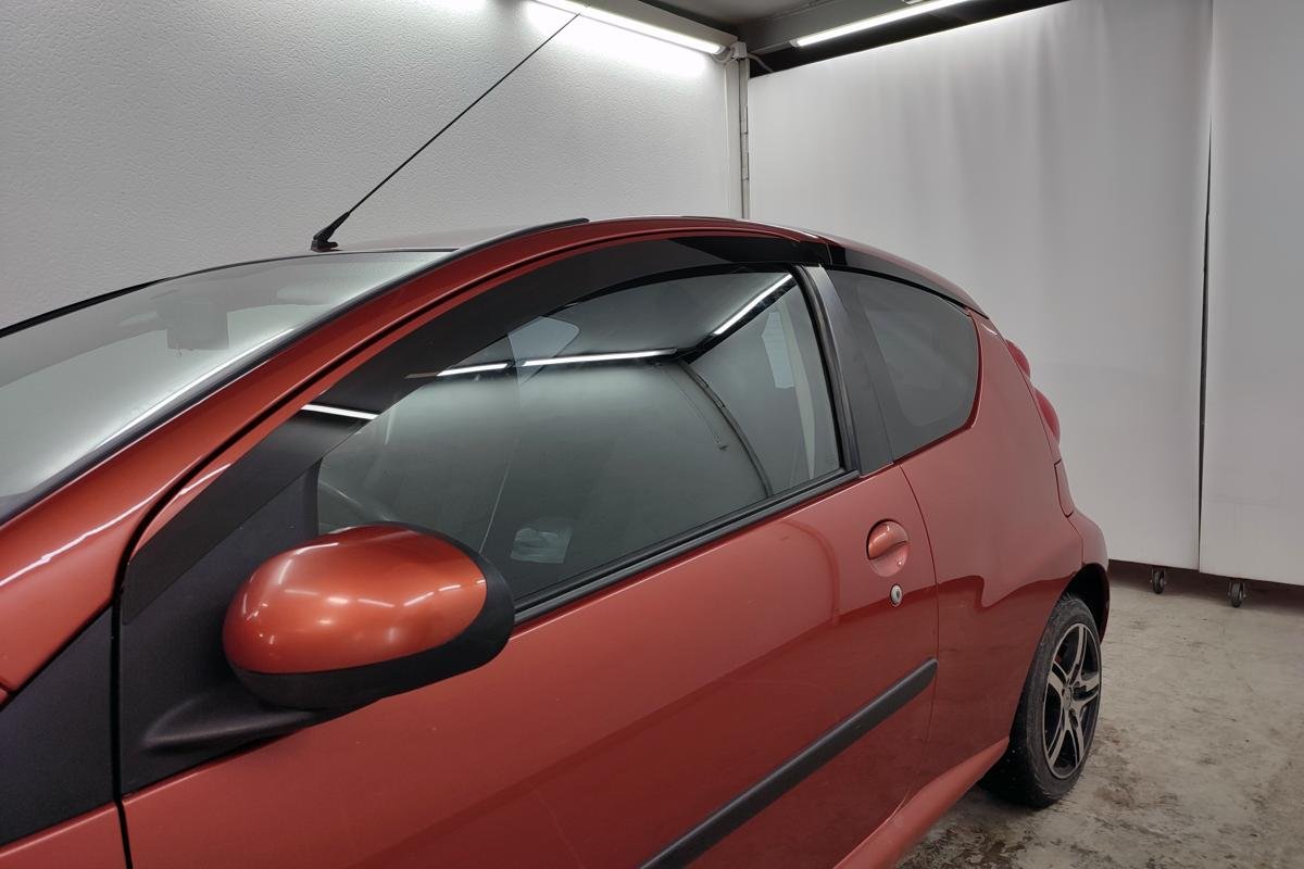 Дефлекторы окон 2D 4 шт для Peugeot 107 I Рестайлинг
