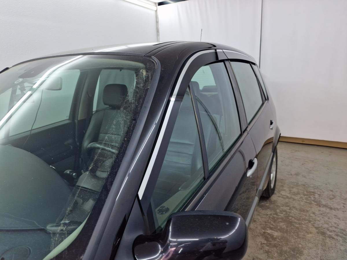 Дефлекторы окон 2D с хром накладками 6 шт. для Renault Scenic II Рестайлинг