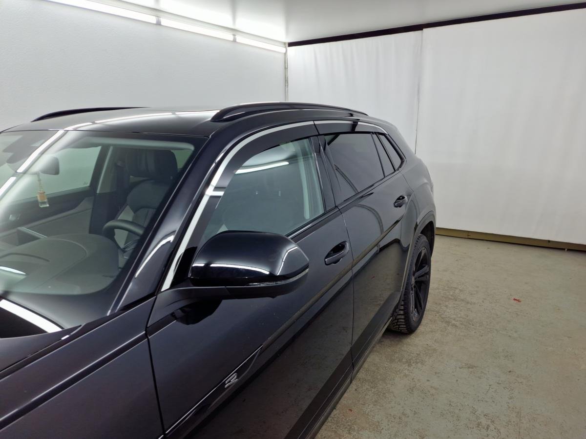 Дефлекторы окон 2D с хром накладками 6 шт. для Volkswagen Teramont I Рестайлинг