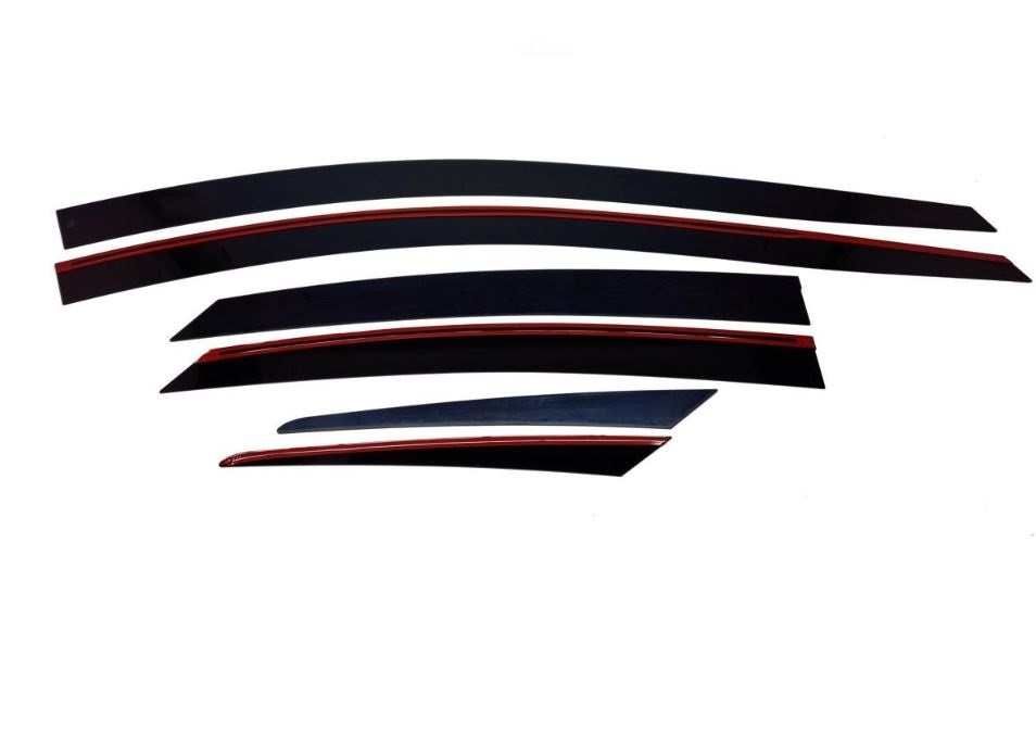 Дефлекторы окон 2D 6 шт. для Hyundai i40 I Рестайлинг